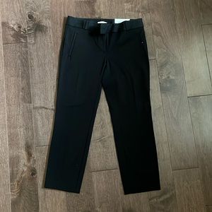 Loft Marisa Cropped Black Pant Size 2 NWT